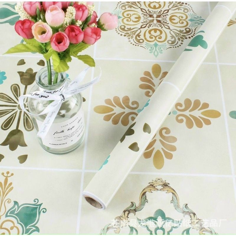 DECALDÁN TƯỜNG, GIẤY DÁN TƯỜNG, DÁN BẾP HỌA TIẾT DỄ THƯƠNG 2M*60CM