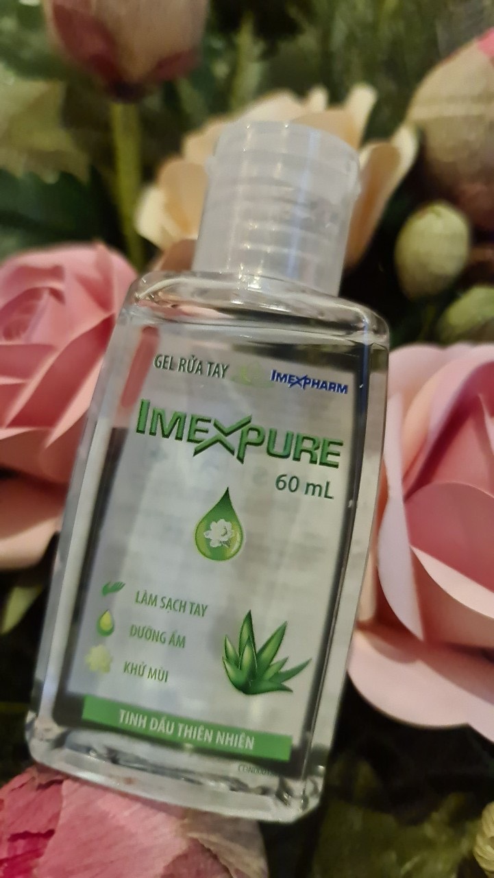 IMEXPURE 60ml - Gel rửa tay sát khuẩn hiệu quả của IMEXPHARM