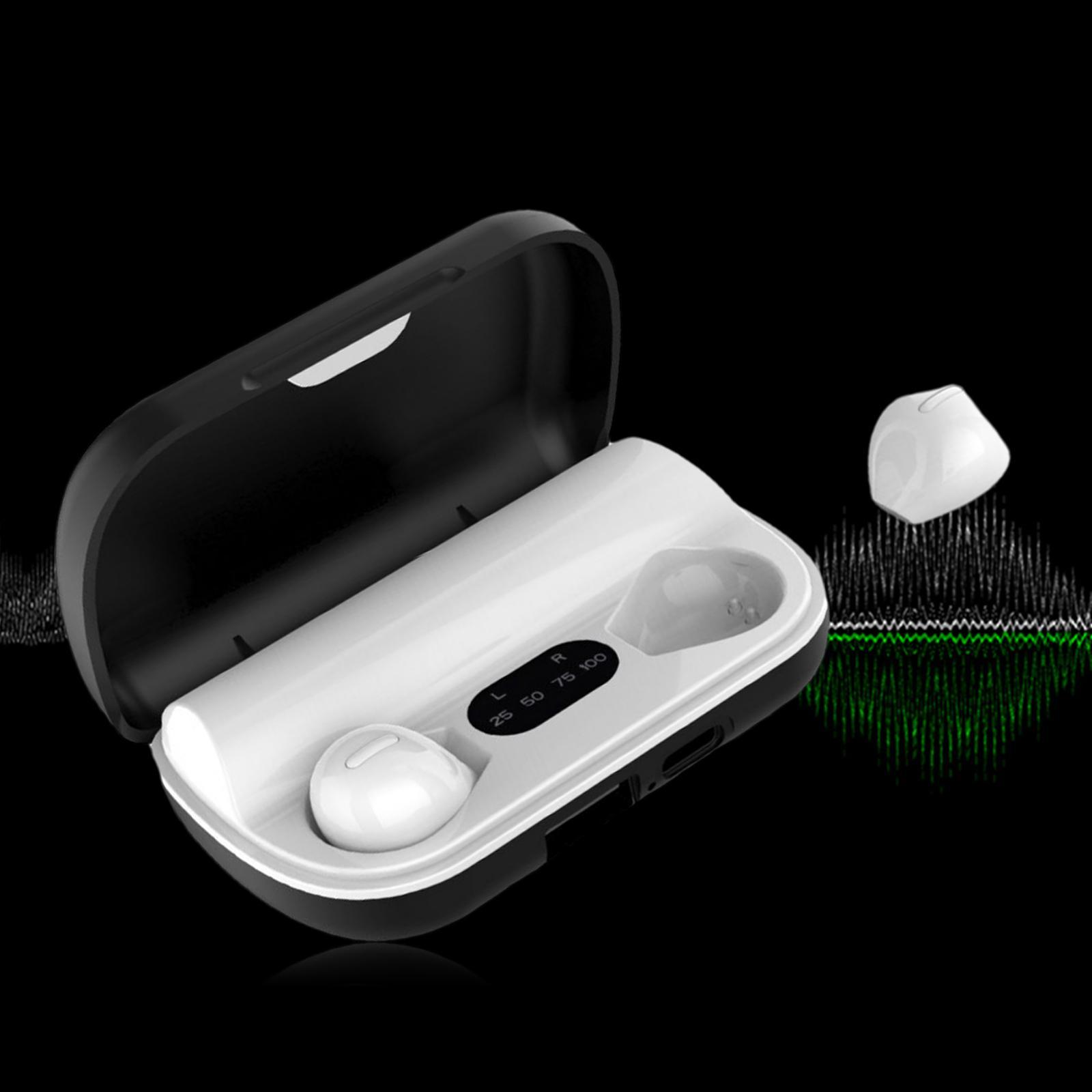 Mini True Wireless Earbuds with Charging Case, Touch Control Sports Earphones ,HiFi Sound ,Stereo Headphones for Video Gaming Music Laptop PC