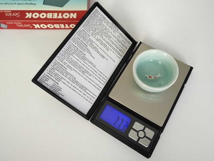 Cân điện tử làm bánh nhà bếp tải trọng 2kg/0.1g Notebook