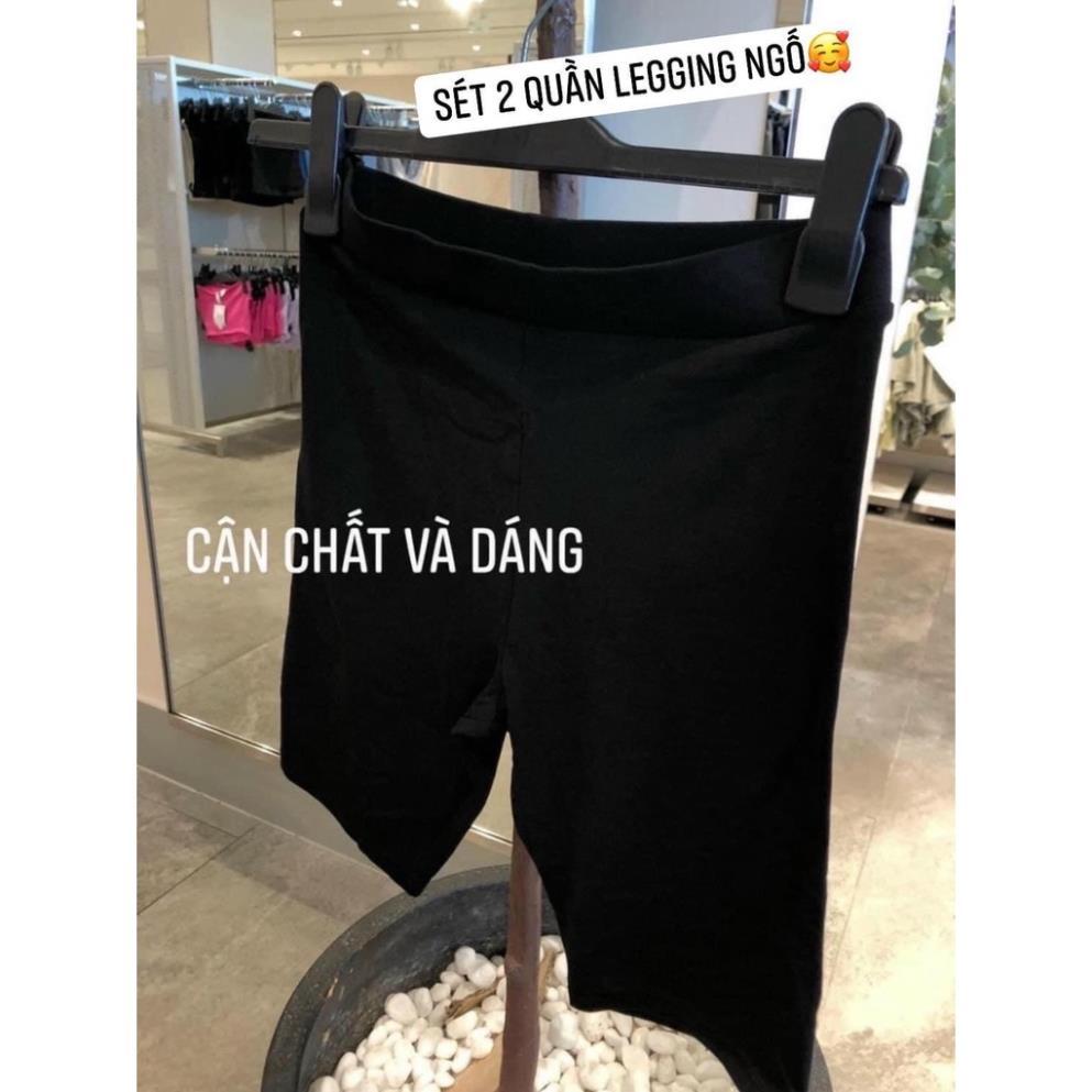 SET 2 QUẦN LEGGING NGỐ H.M THÁI LAN