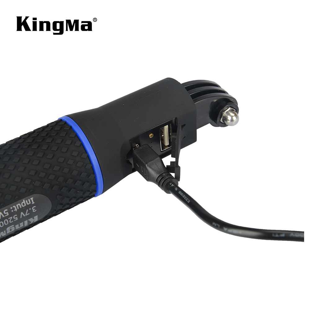 Gậy KINGMA kiêm sạc dự phòng cho máy quay hành động GoPro, Sjcam, Yi Action, Osmo Action