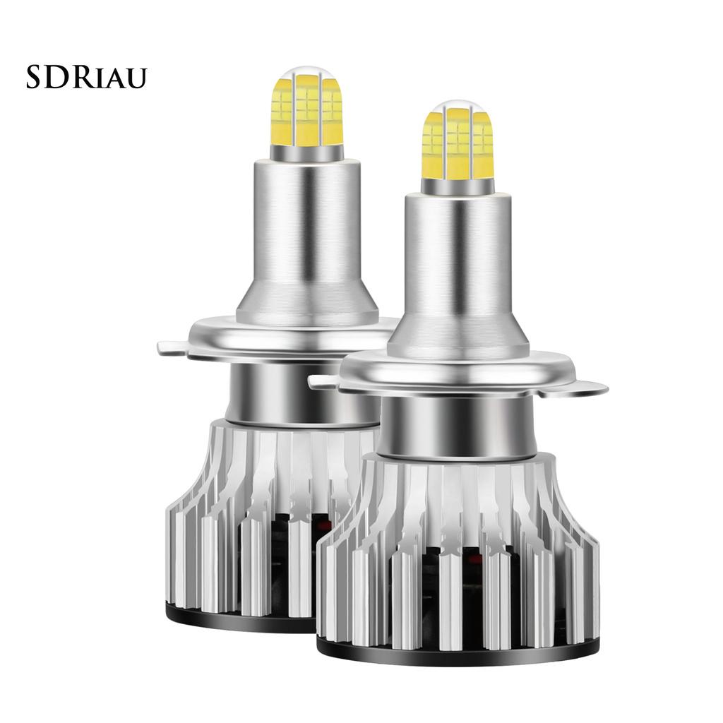 2 Đèn Pha Led H1 H7 H11 24 Bóng Xoay 360 Độ Bằng Hợp Kim Nhôm Cho Xe Hơi