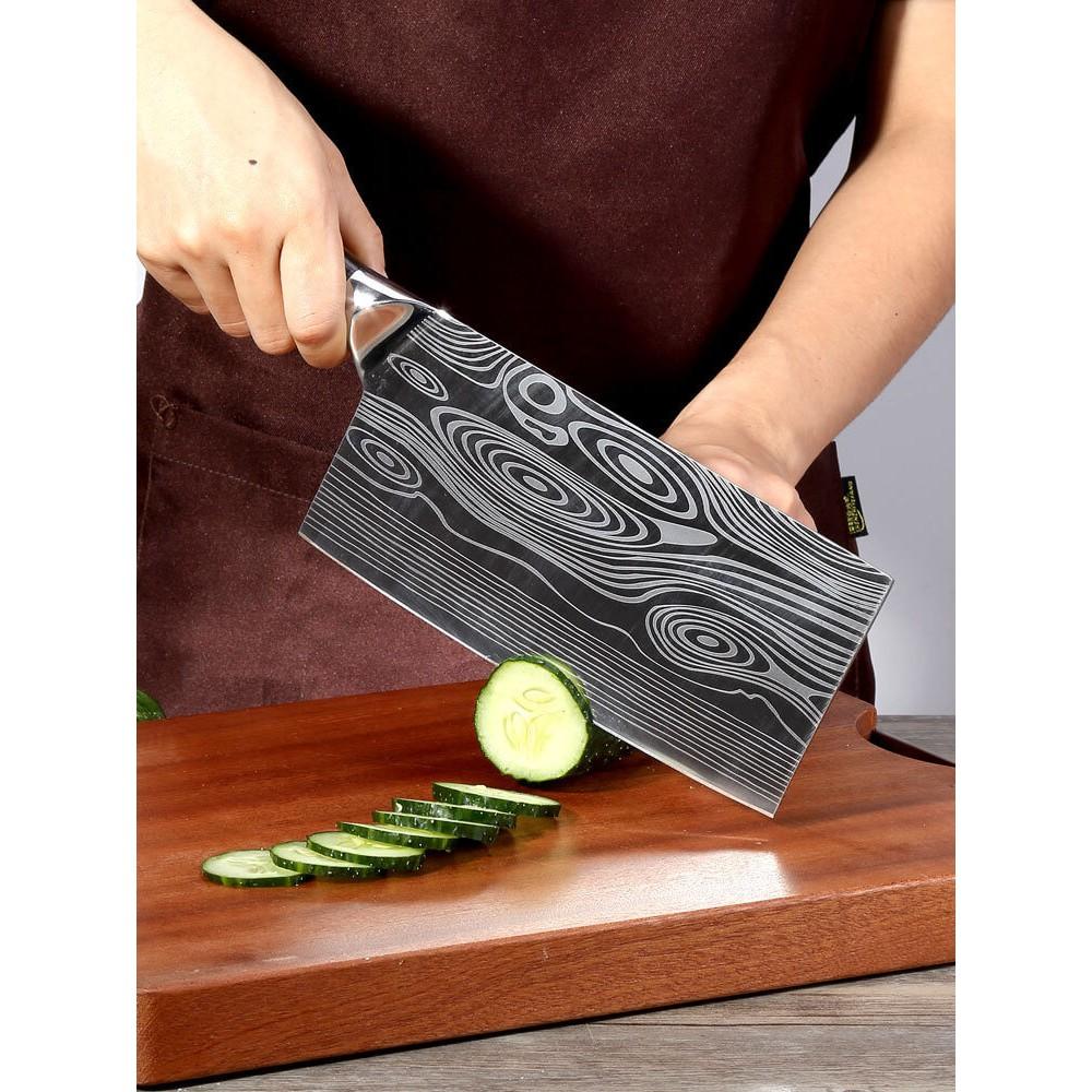 DAO - DAO BẾP NHẬT BẢN USUBA THÉP DAMASCUS MÃ WDT117 nt topcomshop vn
