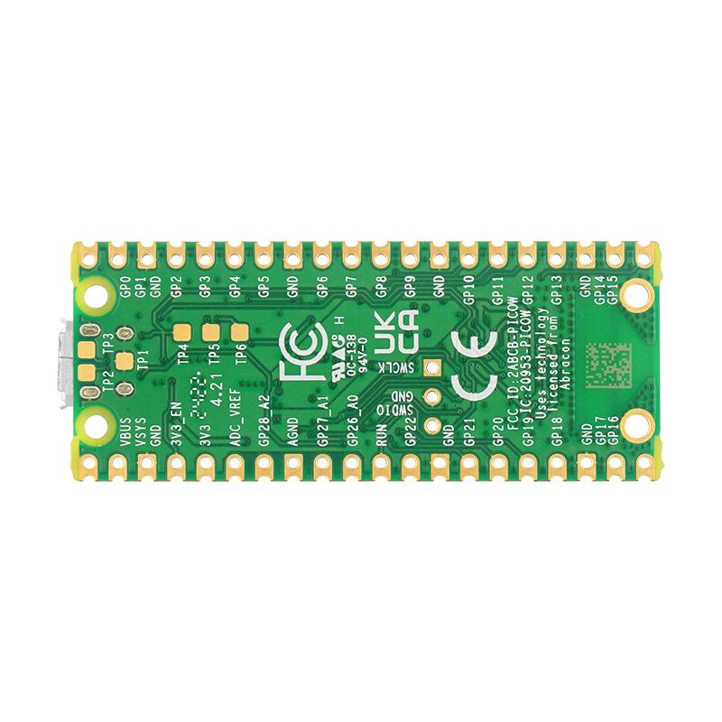 Hình ảnh Mới Raspberry Pi Pico W Có Wifi RP2040 Vi Điều Khiển Ban Phát Triển Tùy Chọn Vỏ Acrylic GPIO Đầu