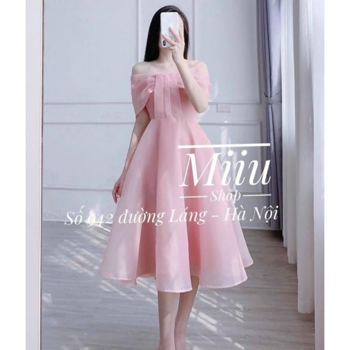 Đầm đi tiệc trễ vai