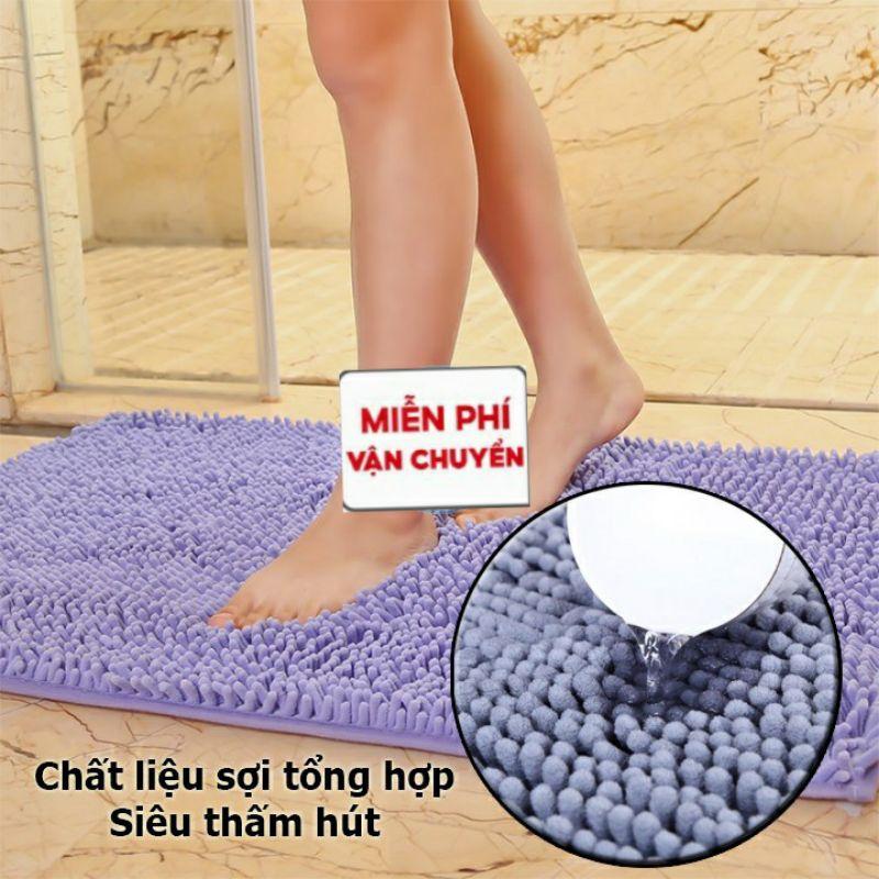 Sét 5 Thảm lau chân san hô đinh cao cấp siêu thấm chống trơn trượt