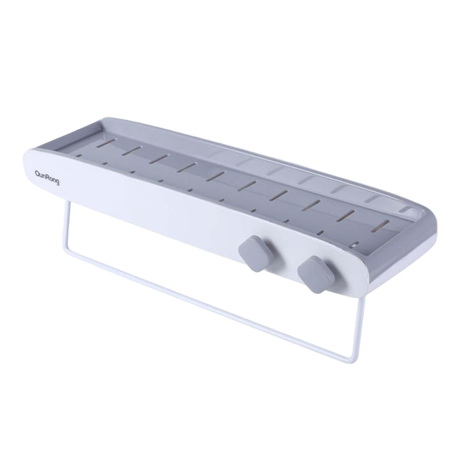 Shower Caddy Shelf Wall Mounted Storage Rack Organizer bathroom