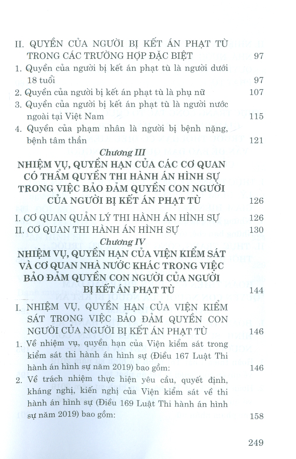 Đổi Mới Quyền Con Người Trong Thi Hành Án Phạt Tù Tại Việt Nam (Sách chuyên khảo)