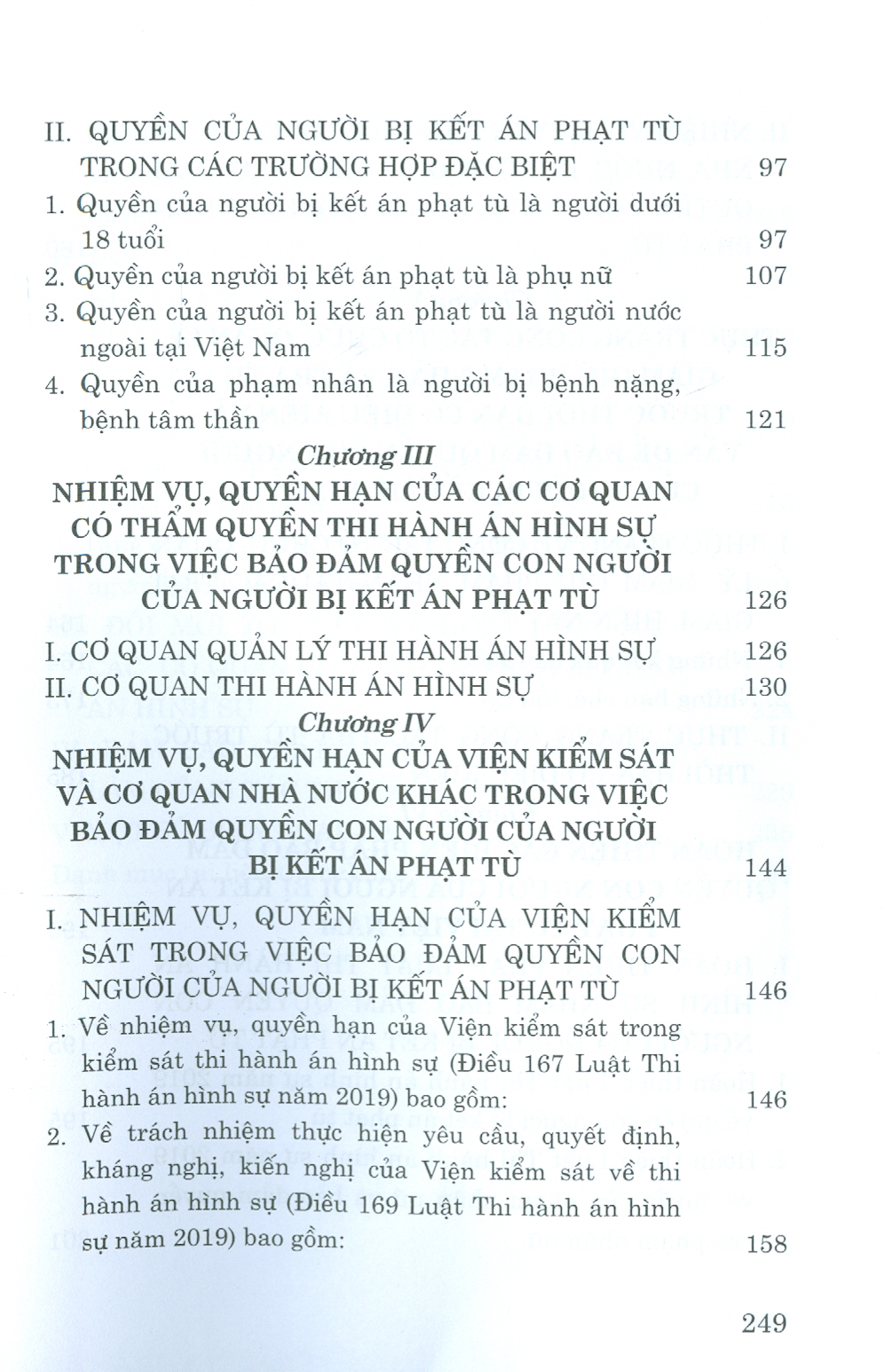 Đổi Mới Quyền Con Người Trong Thi Hành Án Phạt Tù Tại Việt Nam (Sách chuyên khảo)