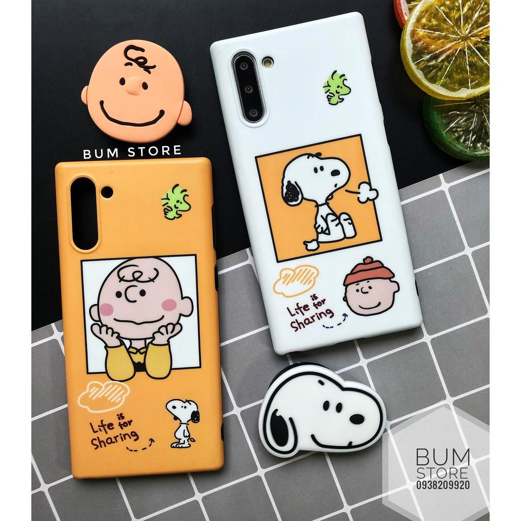 Ốp Lưng Dẻo SNOOPY Cho Dòng Samsung Galaxy Note 10 plus / Note 10 / S10 plus / S10 / Note 9 / Note 8 / S9 Plus
