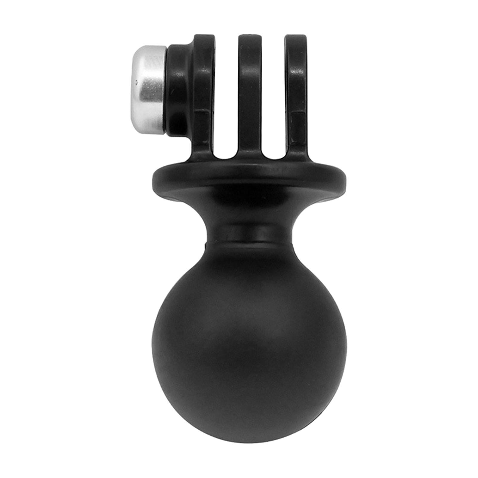 Ball Head Mount Adapter Accessory Sports Camera Durable 360 Degree Adjustment, Easy to Install ,Action Camera Ball Adapter