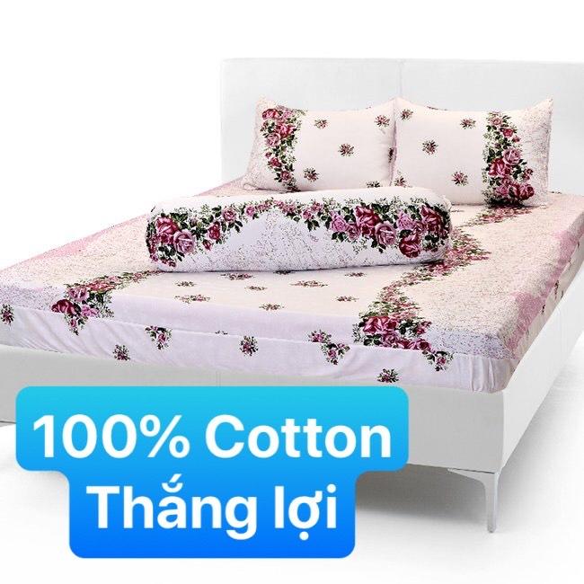 Bộ Drap Cotton THẮNG LỢI 4 món hoặc drap lẻ.