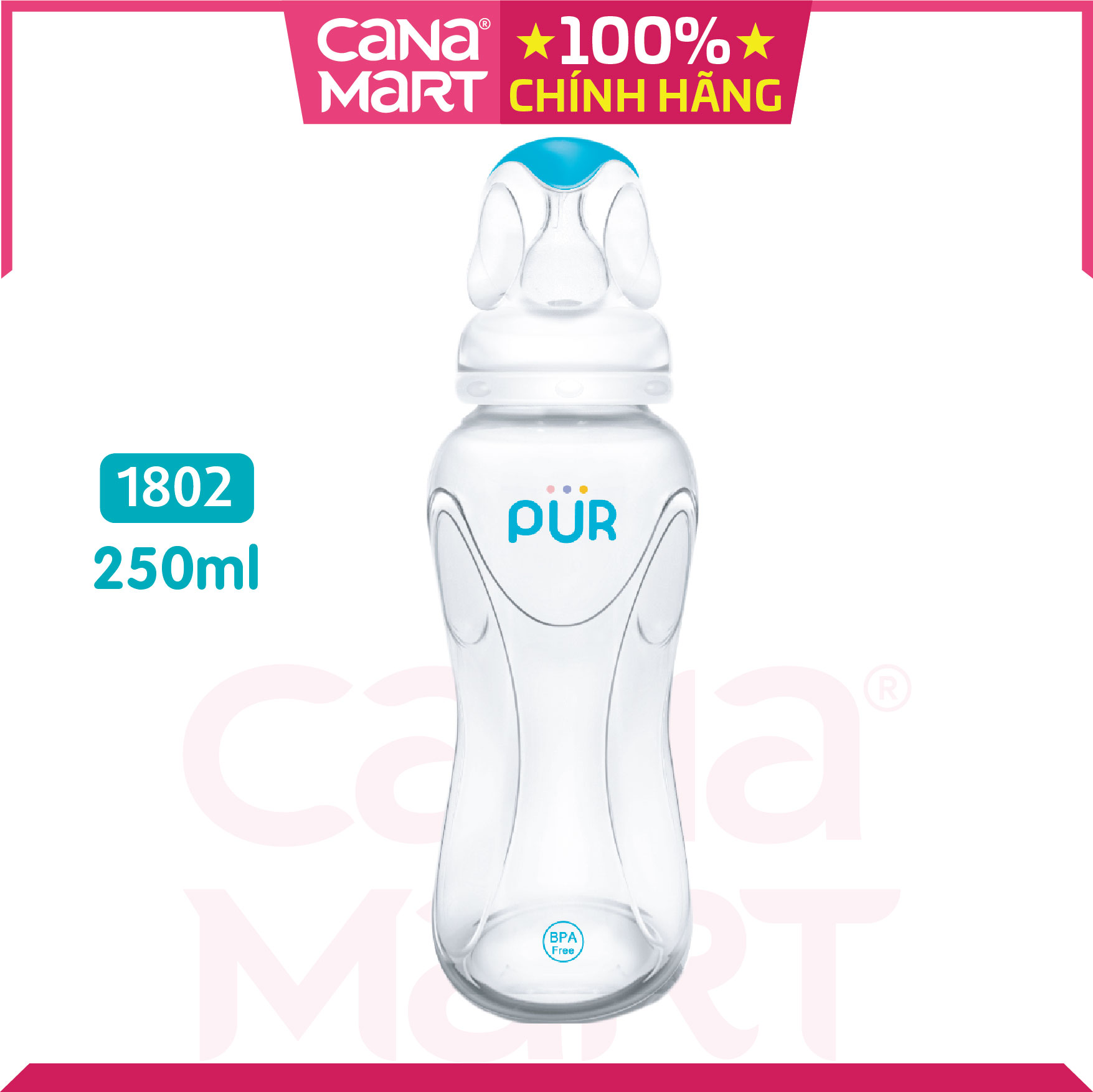 Bình sữa cổ thường Pur Advanced 250ml (1802)