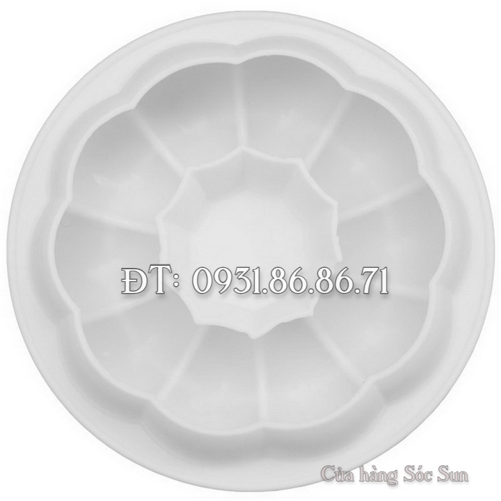 Khuôn silicon bí ngô tròn loại 21 cm - Mã số 1167