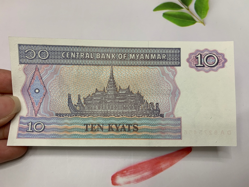 Tiền hình con Lân ( Tỳ Hưu )Myanmar giá rẻ - vật phẩm phong thủy - tặng phơi nylon bảo quản tiền