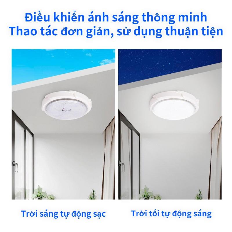 Đèn năng lượng mặt trời 400W 500W Đèn trần năng lượng mặt trời, Đèn LED ban công