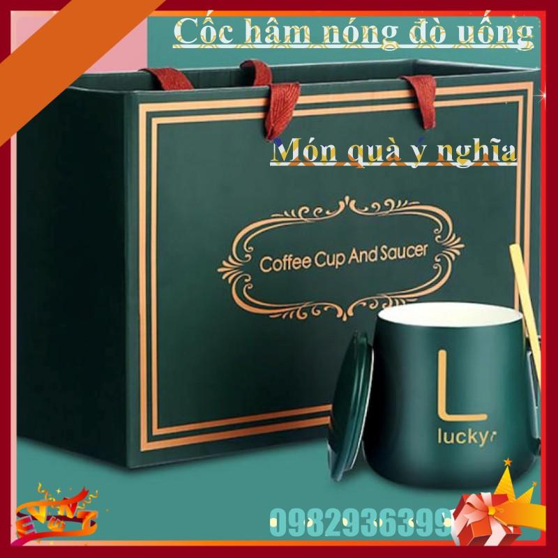 Bộ Cốc Giữ Nhiệt Hâm Nóng Đồ Uống Kèm Đế Hâm Nóng – Máy Làm Nóng Café – Đế Hâm Nóng Trà, Sữa - Hàng Chính Hãng