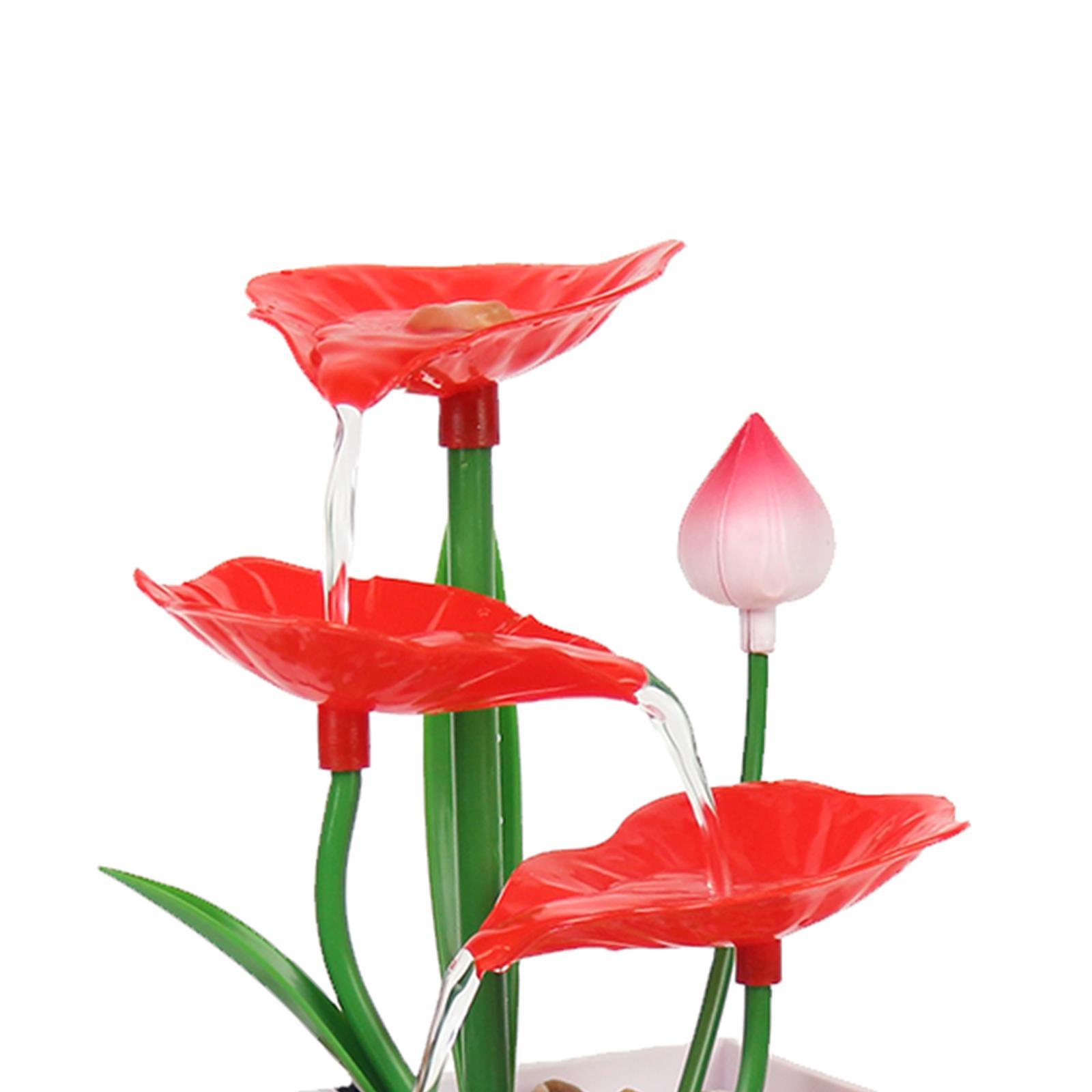 Relaxation Tabletop Fountain with Pump for Indoor Feng Shui Decoration Gift