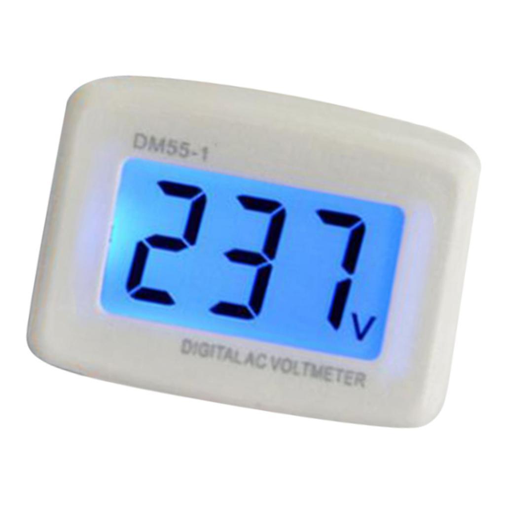 LCD Digital Voltmeter 220V Panel Voltage Tester Meter for Home Industrial