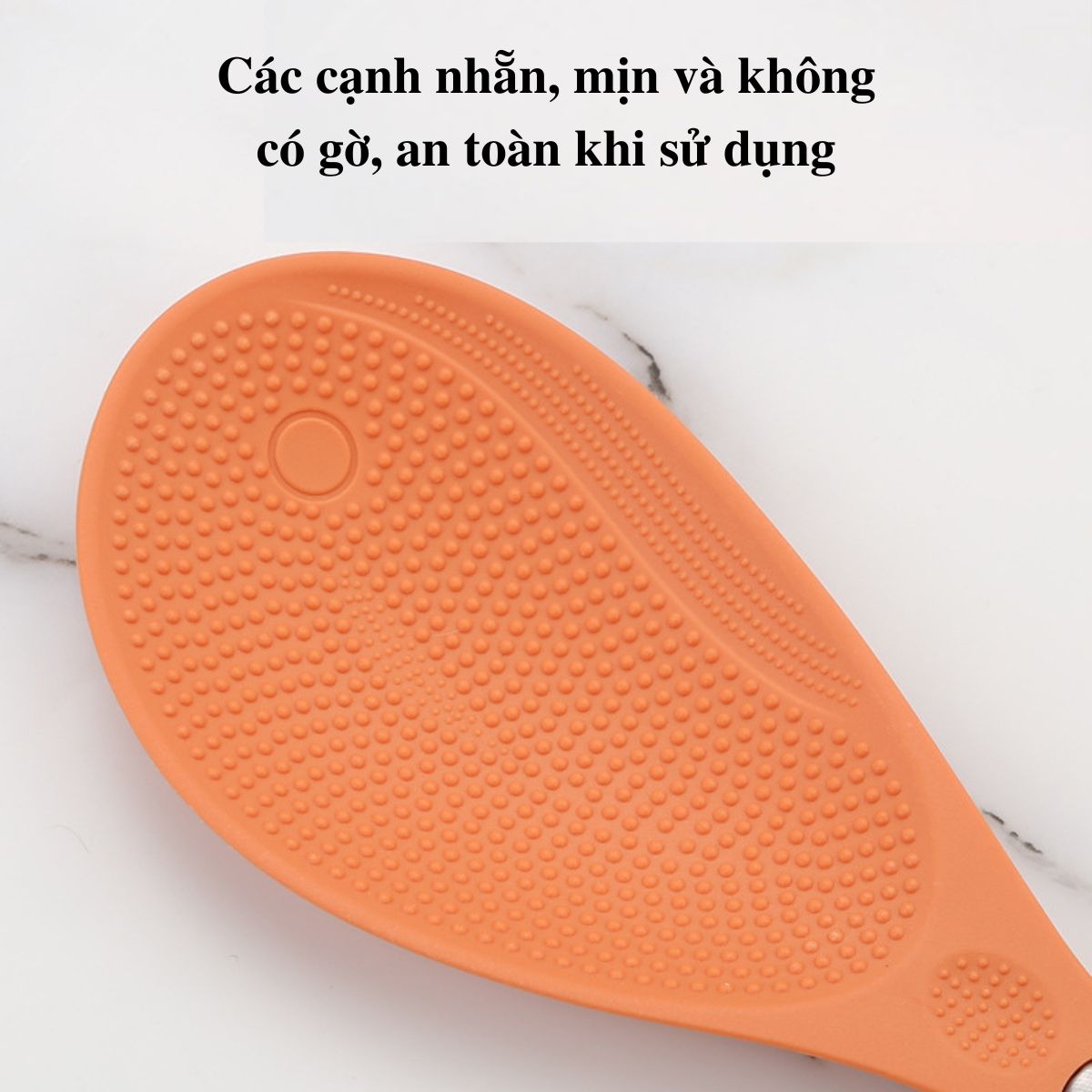 Muôi Thìa Xới Cơm SMARTCHOICE - Muôi Nhựa Cao Cấp, Chịu Nhiệt Tốt, Chống Dính, Dễ Vệ Sinh, An Toàn Cho Sức Khỏe