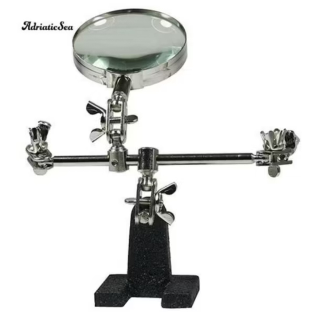 GIÁ KẸP HÀN LINH KIỆN ĐIỆN TỬ THUẬN TIỆN CÓ KÍNH LÚP CAO CẤP