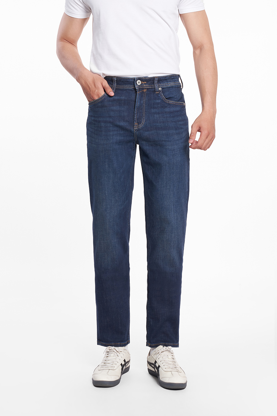 Quần Jean Thời Trang Basic Nam Ống Đứng Ninomaxx 2508001