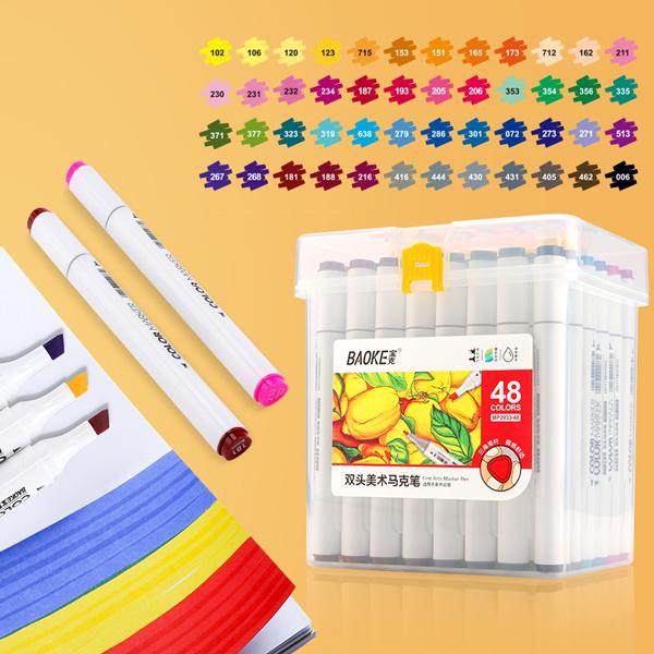 Hộp 48 Bút Lông Màu 2 Đầu - Baoke MP2933-48