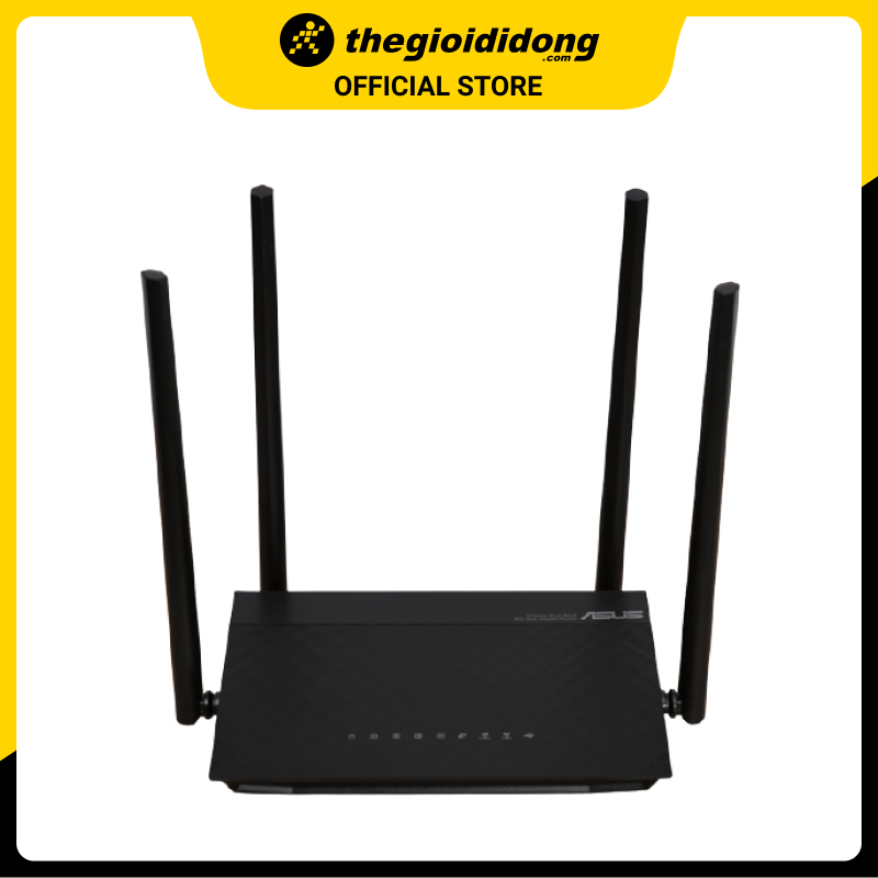 Bộ Phát Sóng Wifi Router Chuẩn AC1500UHP Băng Tần Kép Asus AC1500 Đen - Hàng chính hãng