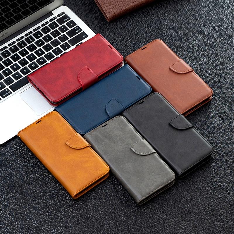 Ốp lưng điện thoại dạng ví da lật dành cho Xiaomi 11T Redmi 10 Redmi Note 10 Pro 5G