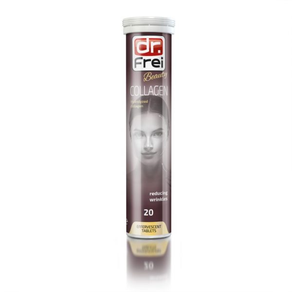 0131323 DR. FREI Collagen 500mg Hỗ trợ Cải Thiện Độ Đàn Hồi Da Tuýp 20 viên sủi