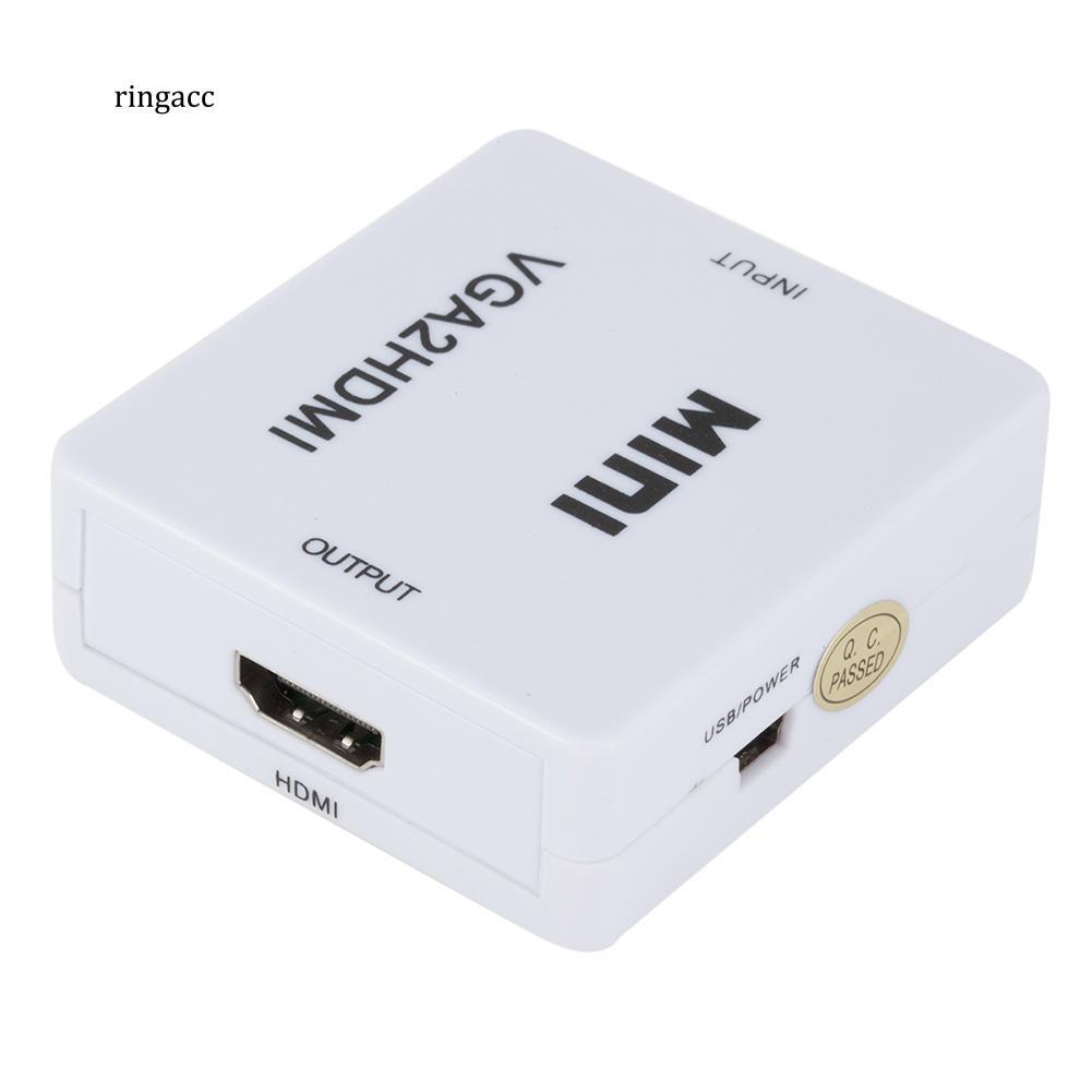 Bộ Chuyển Đổi Vga2hdmi Mini Vga Sang Hdmi Với 1080p Cho Notebook Pc