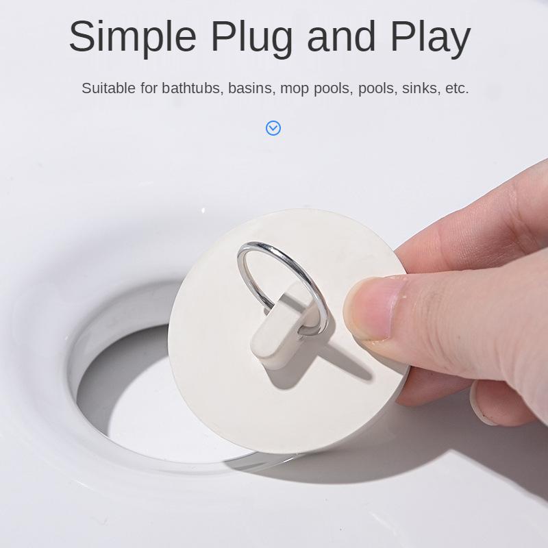 5 Chiếc Bếp Tắm Bồn Rửa Nước Núm Silicone Tầng Vòi Xả Bồn Tắm Thoát Nước Cói Vòng Phòng Rửa Nhà Bếp Đồ Dùng Phòng Tắm
