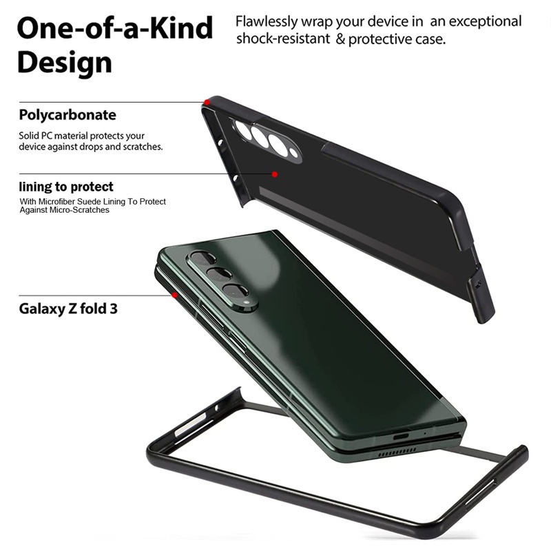 Ốp lưng chống sốc cho Samsung Galaxy Z Fold 3 hiệu X-Level Kevlar Folding Screen (chất liệu vân carbon cao cấp, trang bị khả năng chống va đập cực tốt) - hàng nhập khẩu