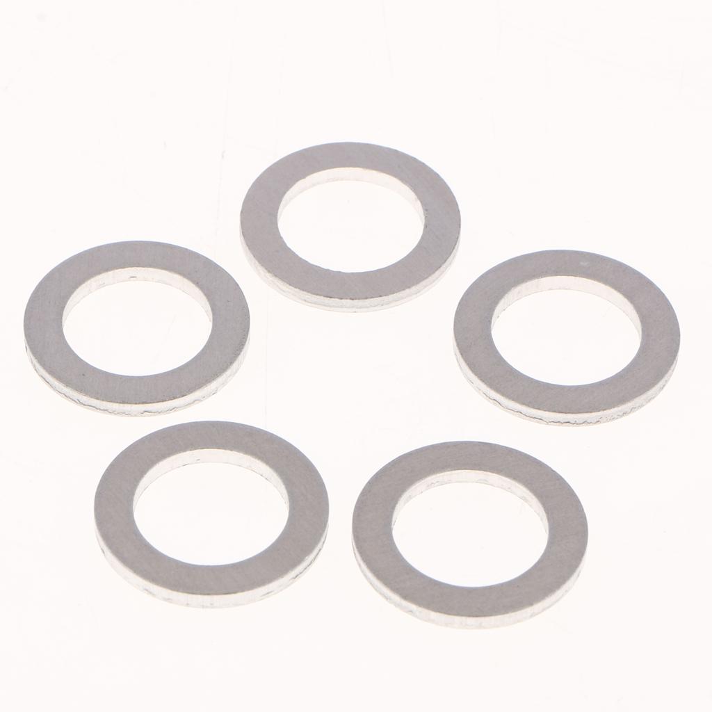 2x10 Pieces Metal Oil Drain Plug,  Washer Seals for Silberura