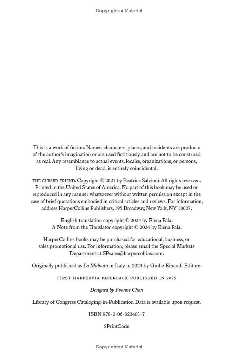 Sách ngoại văn: The Cursed Friend