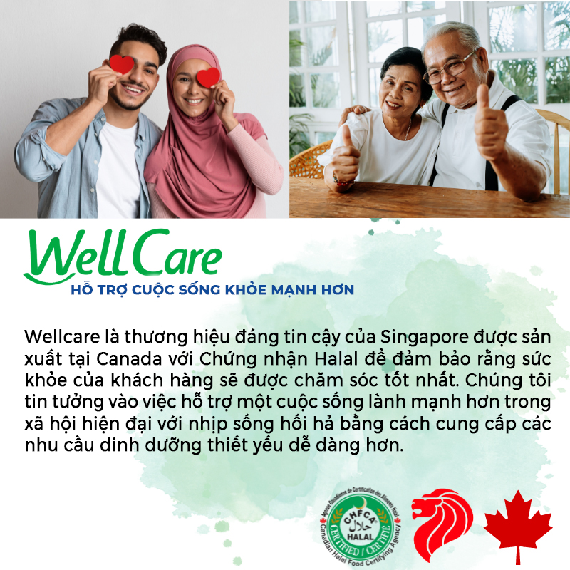 Viên uống bổ sung Vitamin WellCare Senior 50+ với 27 loại Vitamin khác nhau và khoáng chất, dành cho người cao tuổi, tăng cường sức khỏe và miễn dịch