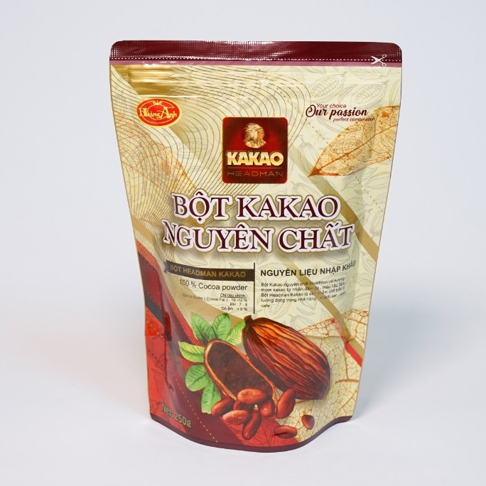 Cacao Nguyên chất Headman (250gr)