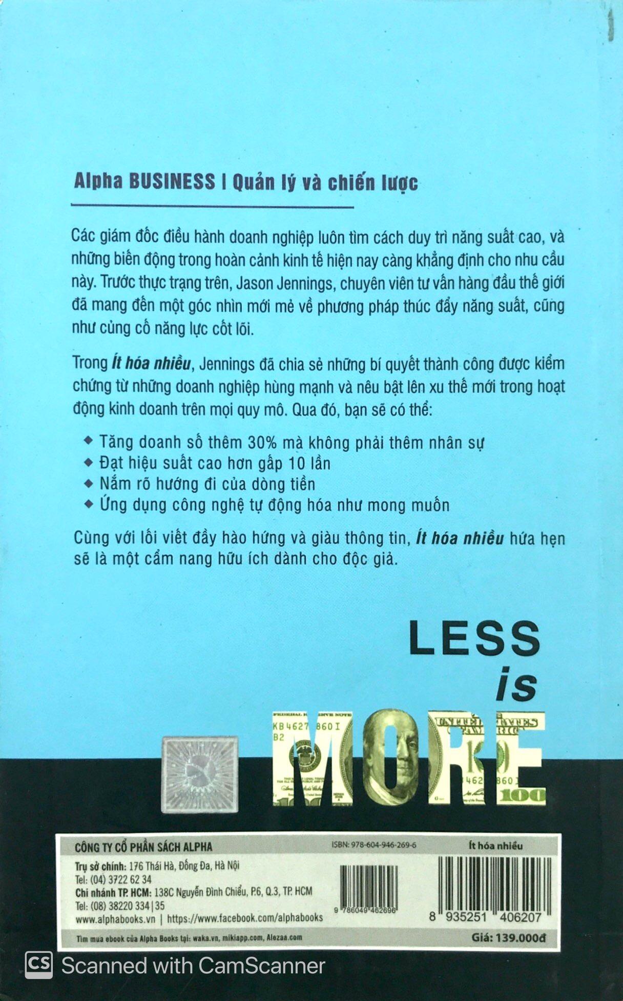 Ít Hóa Nhiều (Tái Bản 2017)