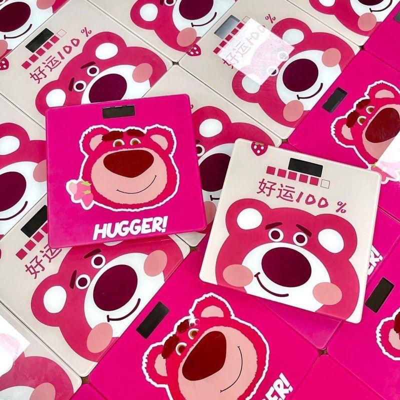 Cân Điện Tử Sức Khỏe Hình Gấu Dâu Lotso Cute