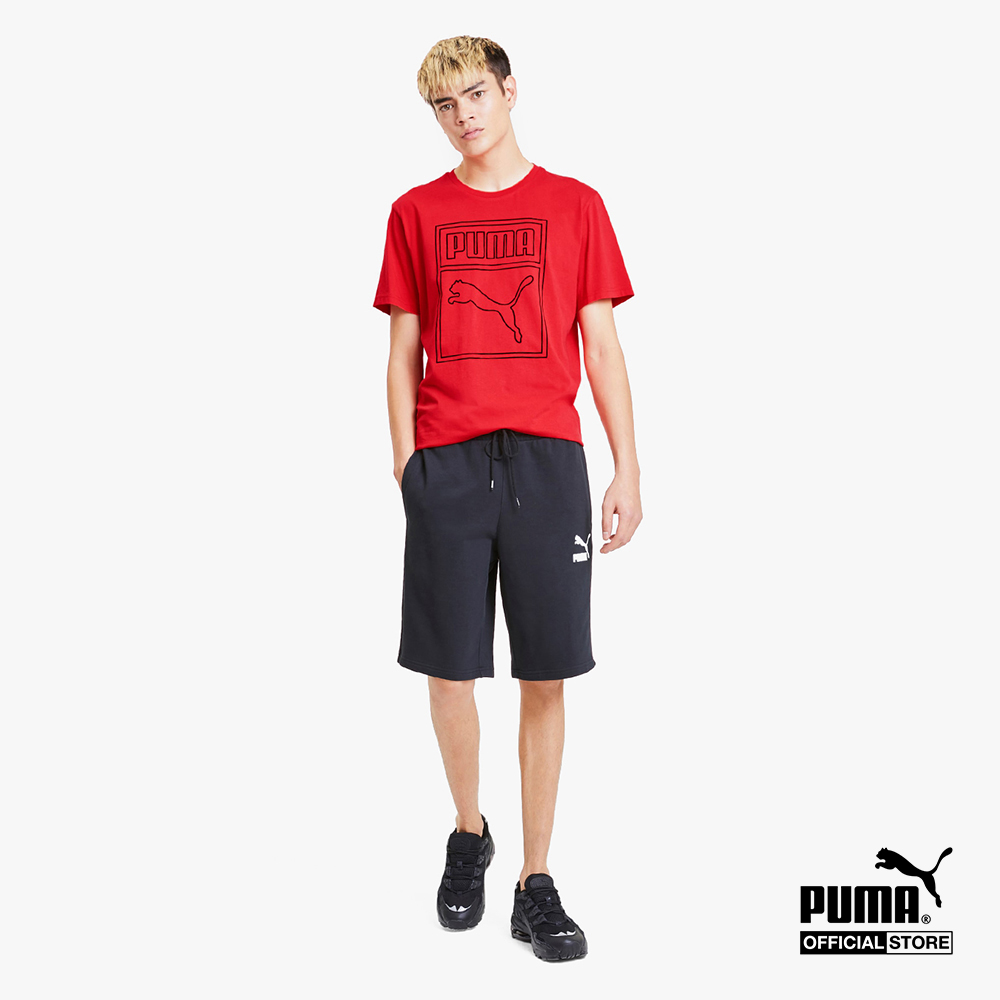 PUMA - Áo thun thể thao nam Graphic Box Logo 596426-11