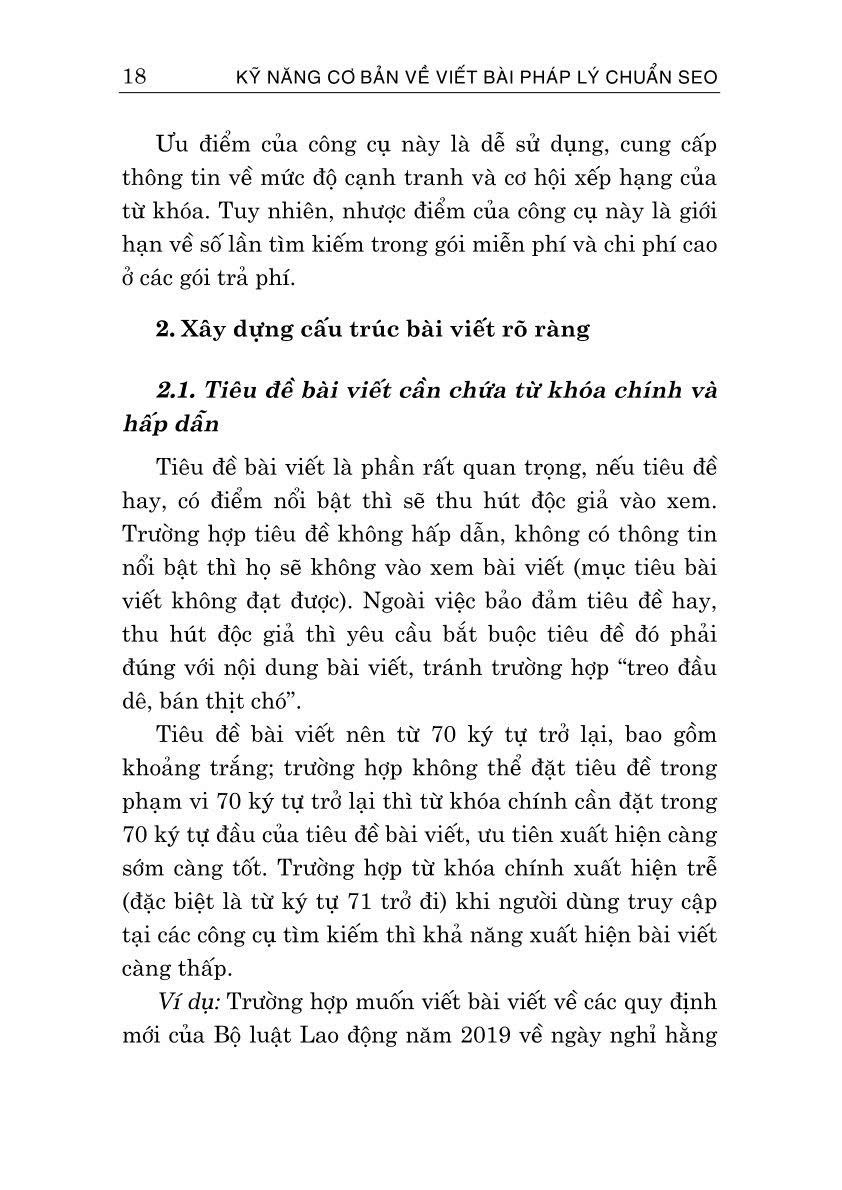 Kỹ năng cơ bản về viết bài pháp lý chuẩn SEO