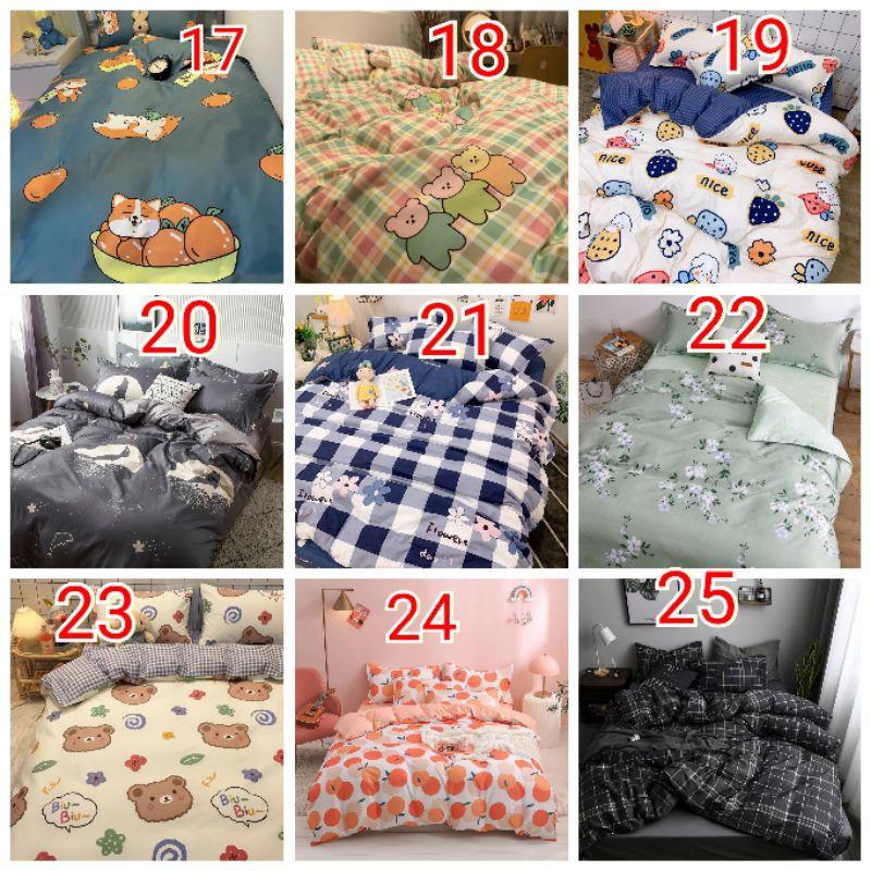 Bộ chăn phao kèm ga gối QUY Bedding mẫu mới cập nhật