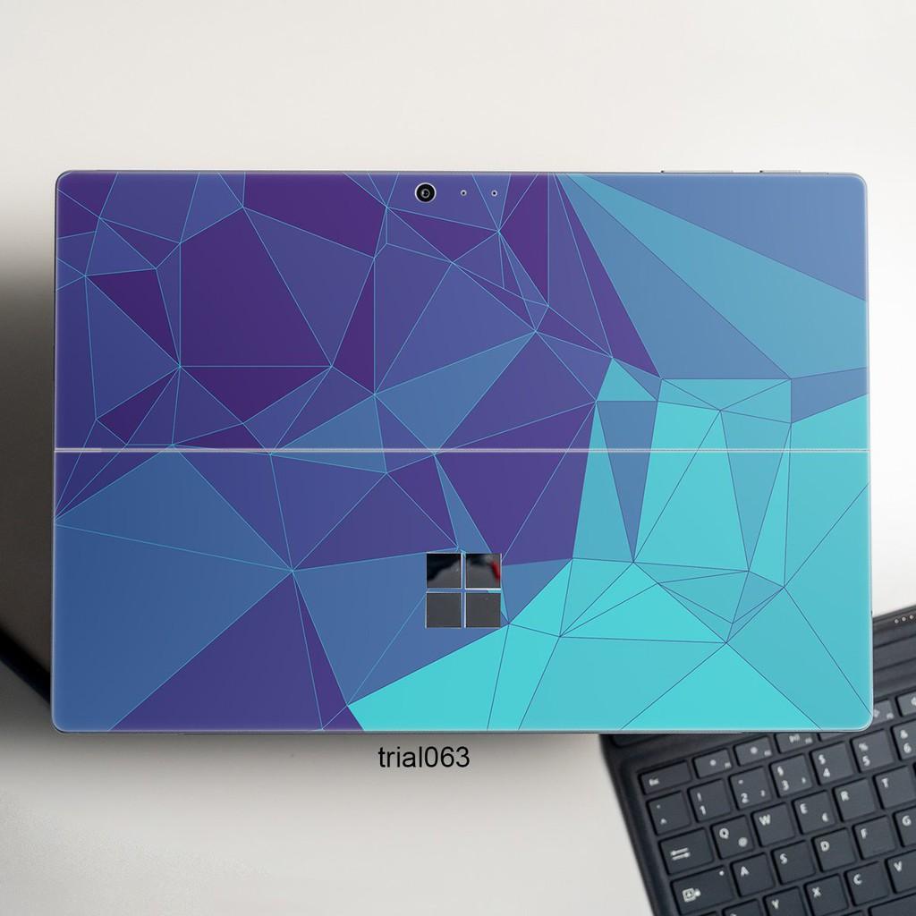 Skin dán hình Đa giác x11 cho Surface 3 2015; Go, Go 2, Go 3; Pro 2 3 4 5 6 7 8 X