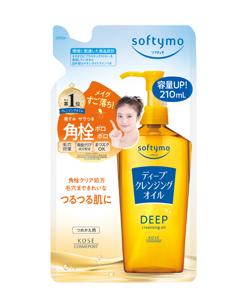 DẦU TẨY TRANG LÀM SẠCH SÂU SOFTYMO (Túi Refill) 210ml