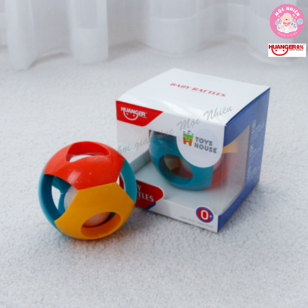 Đồ Chơi Xúc Xắc HUANGER HE0142 Baby Rattles - Bóng Xúc Xắc Cho Bé Sơ Sinh Từ 0 Tháng Tuổi