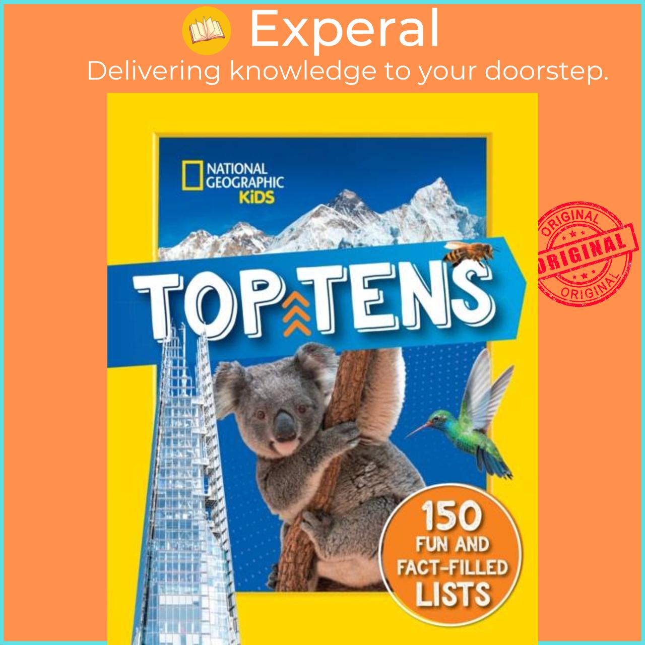 Sách - Top Tens - 1500 Facts About the Biggest, Longest, Fastest, Cu by National Geographic Kids (UK edition, paperback)