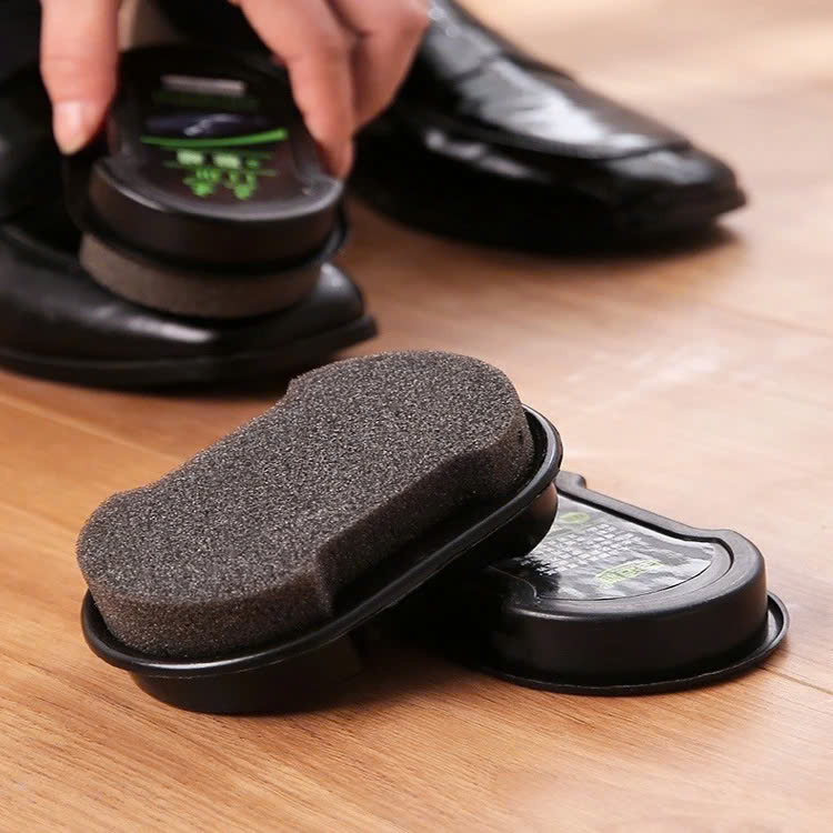 Set dụng cụ làm sạch giày - Xi mút + sáp đánh bóng giày , dép , túi xách ,cặp ,bằng da , thiết kế nhỏ gọn vô cùng tiện lợi