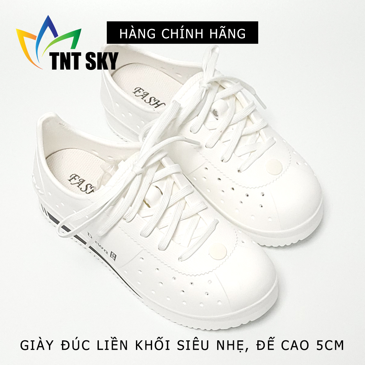Giày Nữ Đúc Liền Khối Siêu Nhẹ Đế Cao 5CM - Hàng Chính Hãng - TK577