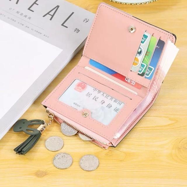 Ví cầm tay cho nữ, Ví bóp nữ ngắn đẹp cầm tay mini ngắn nhỏ gọn bỏ túi thời trang hàng tốt (có hàng sẵn giao ngay)